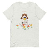 fur belly Flower T-shirt