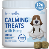 calming treats with hemp for dogs, dog calming treats, reduce stress