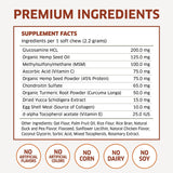 premium ingredient hip and joint supplements for dogs