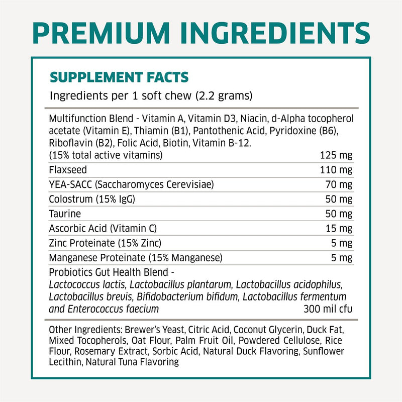 fur belly multivitamin premium ingredients